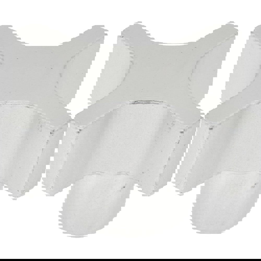 Lobed Knob: 50.8 mm Head Dia, 4 Points, Aluminum